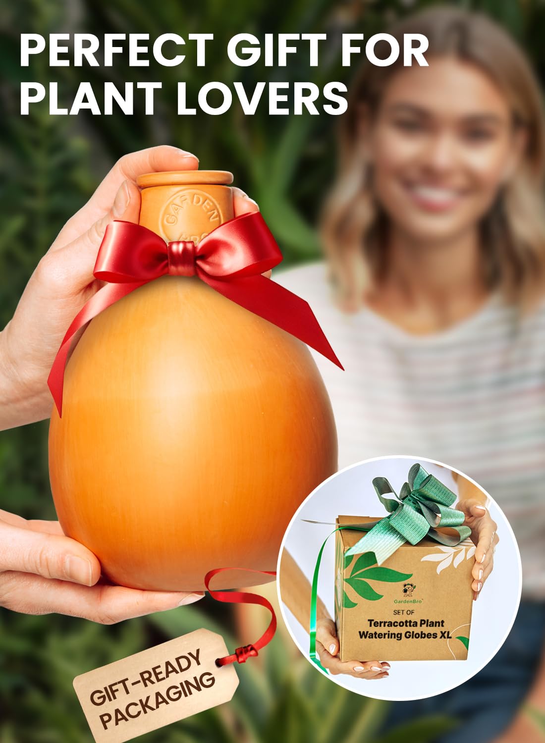 Gardenbro XL 32oz ollas pots in garden area
