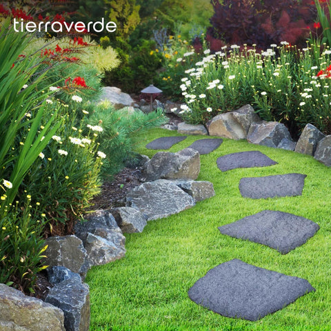 Garden Central TierraVerde outdoor stepping stones enhancing yard walkways.