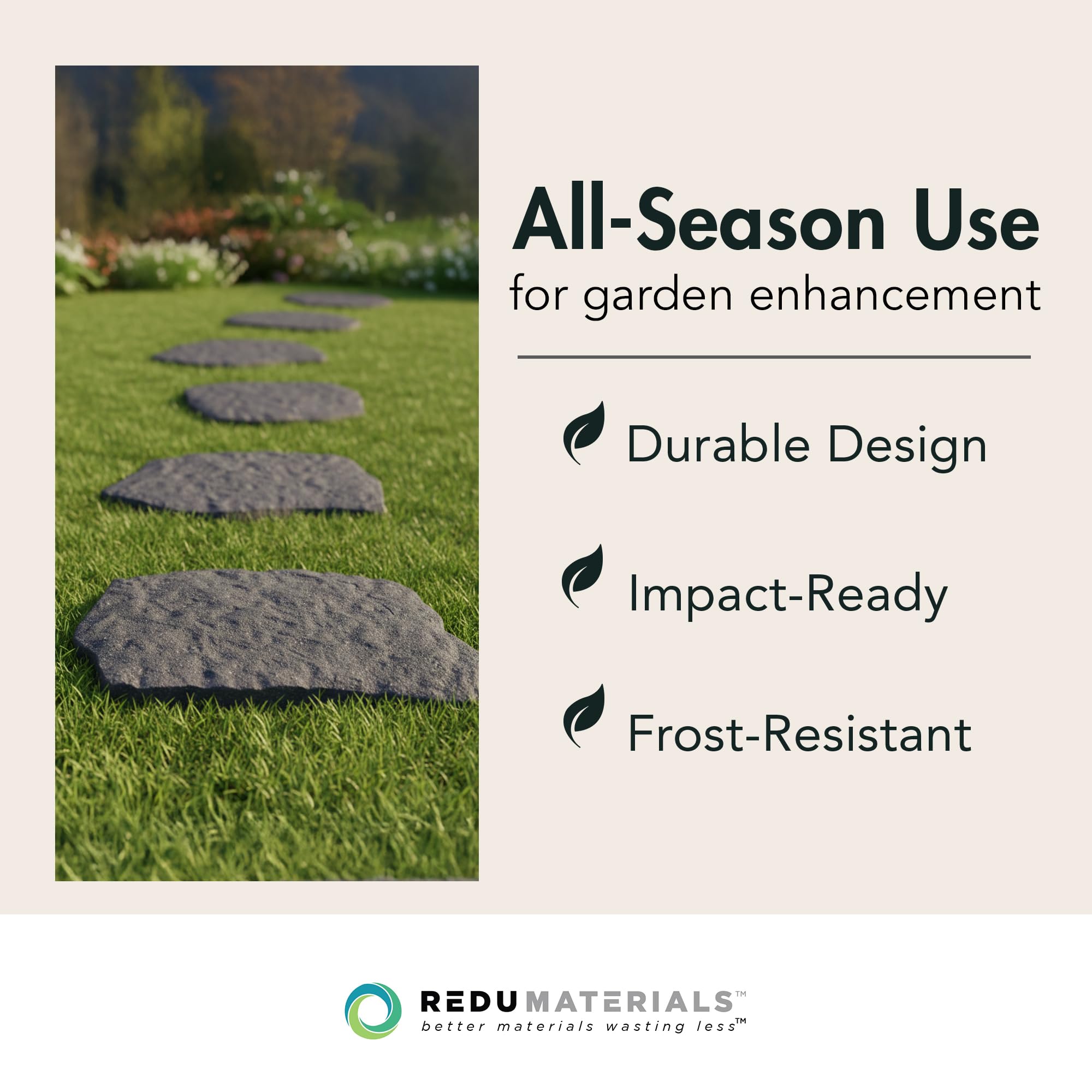 Garden Central TierraVerde weather-resistant stone ready for year-round pathways.