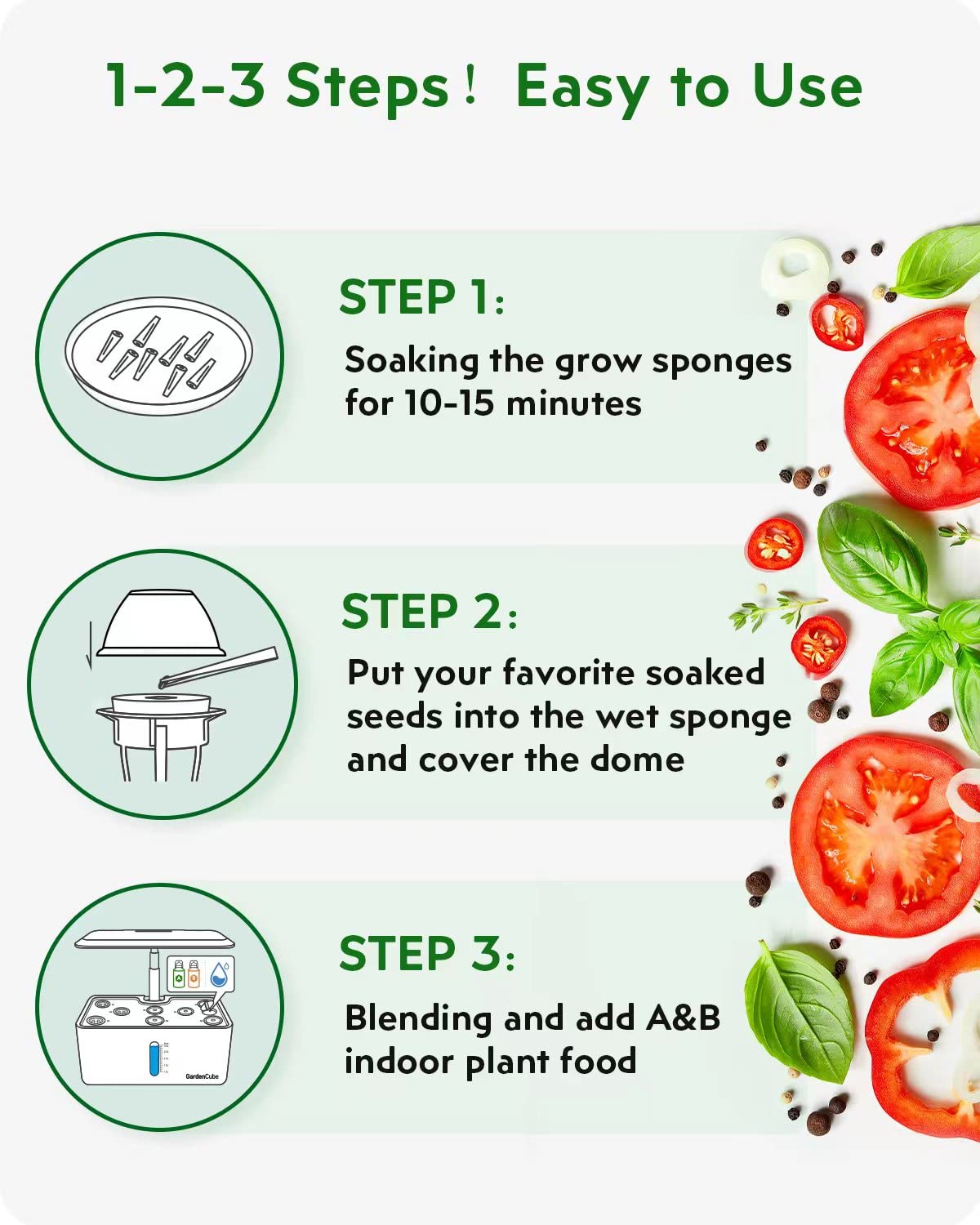 GARDENCUBE grow domes 40-pack protect young plants with humidity control.