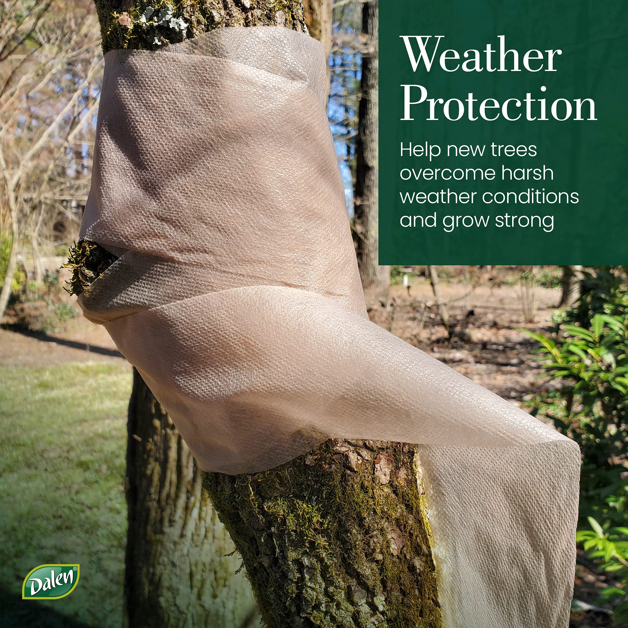 GARDENEER Dalen 50-foot wrap provides long-lasting seasonal protection.