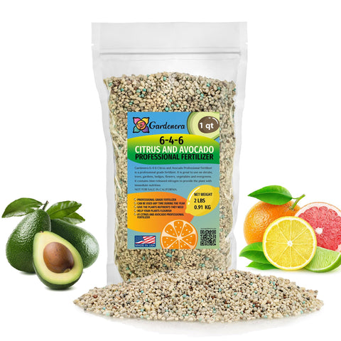 Gardenera Citrus and Avocado plant food bottle for steady growth
