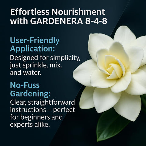 Gardenera easy application guideline keeps garden care simple and efficient