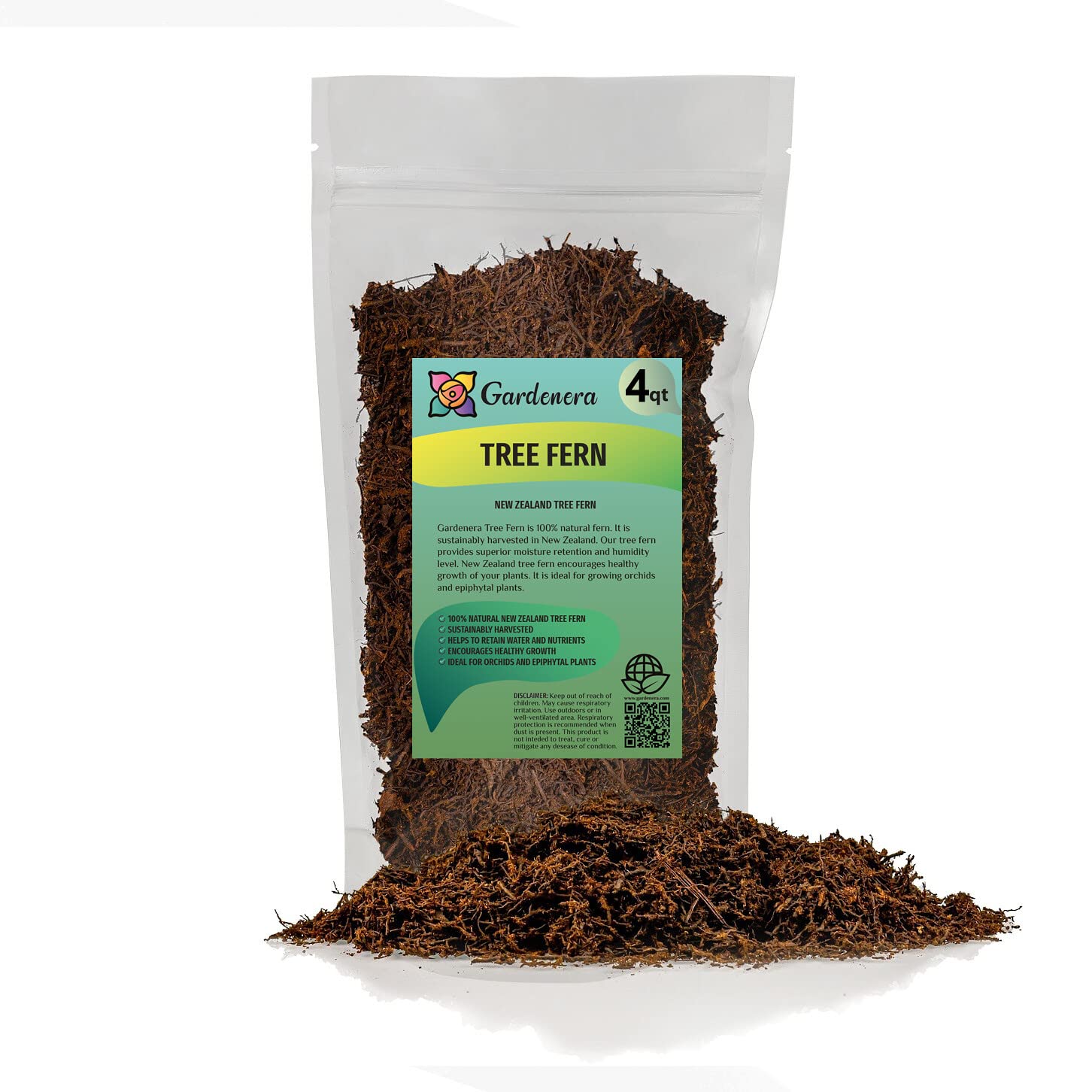 Gardenera premium tree fern substrate for orchids supports moisture-balanced roots.