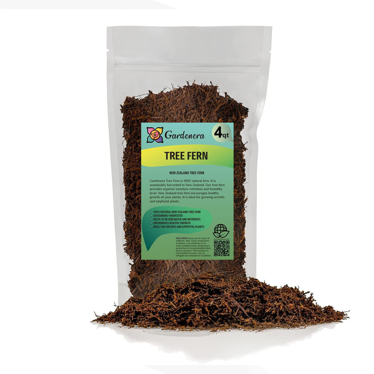 Gardenera premium tree fern substrate for orchids supports moisture-balanced roots.