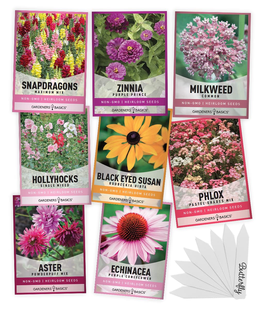 Gardeners Basics common milkweed seeds for pollinator-friendly garden