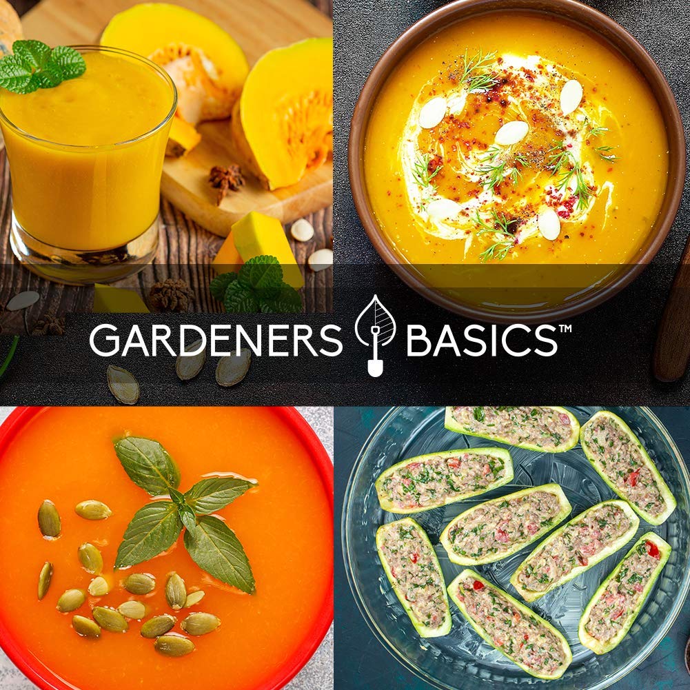 Gardeners Basics Five Varieties squash seeds pack for diverse home garden options