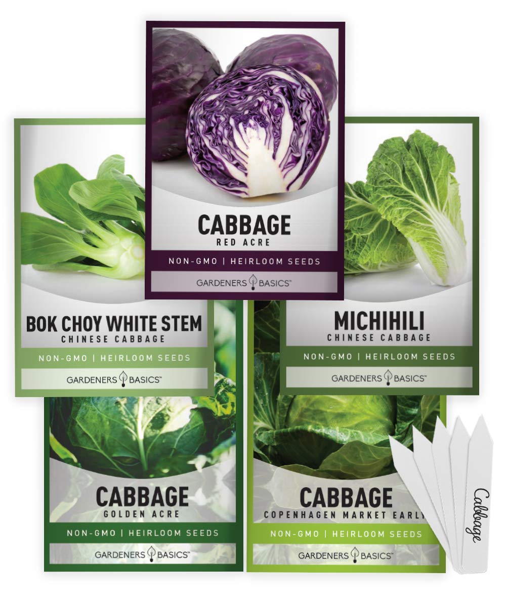 Gardeners Basics Michihili Napa seed packets for a diverse early harvest