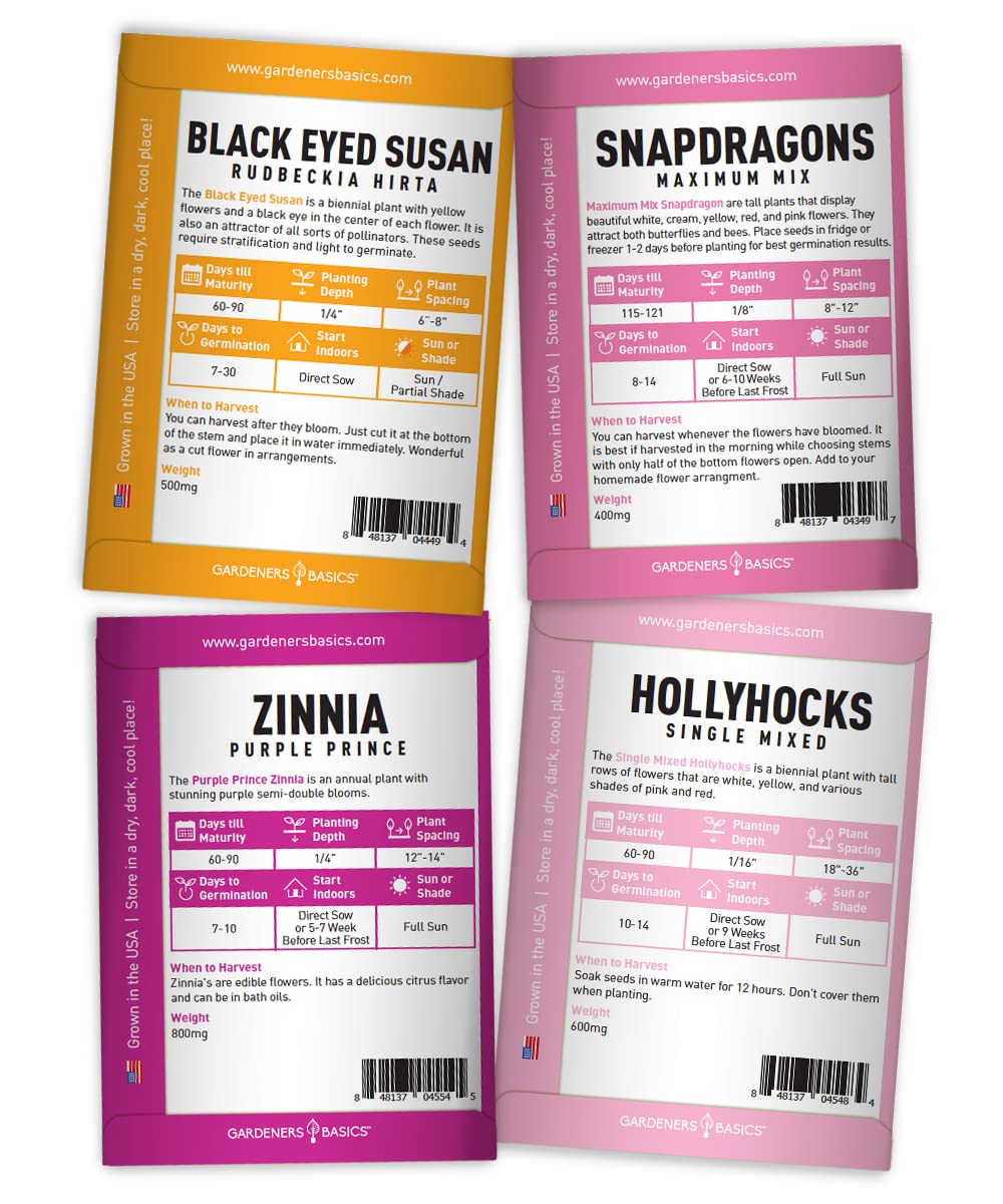 Gardeners Basics purple prince zinnia seeds brighten beds