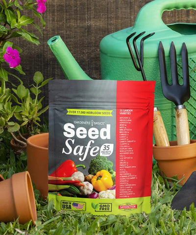 Gardeners Basics resealable Mylar bags protect seed viability