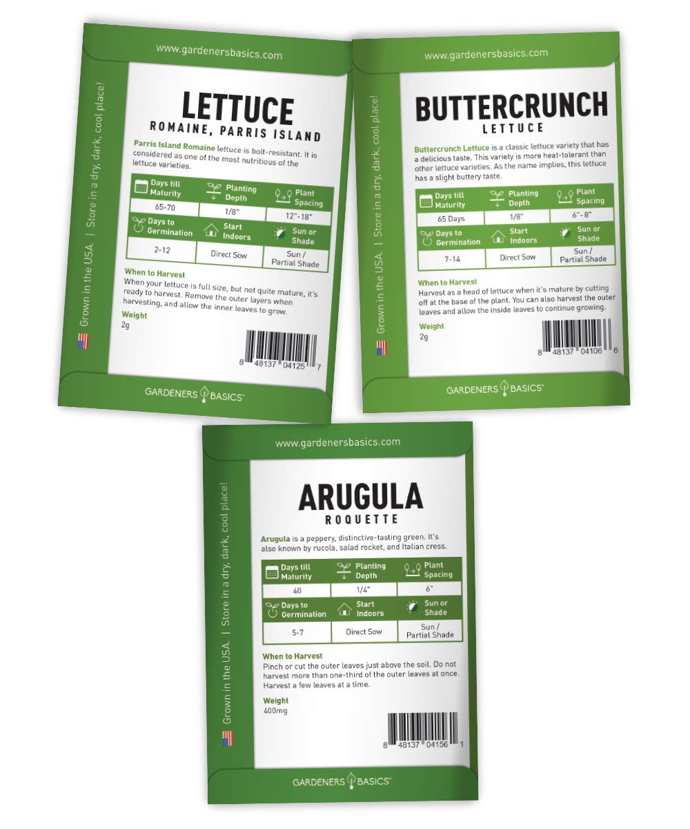 Gardeners Basics USA‑grown heirloom seeds for home gardens