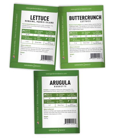 Gardeners Basics USA‑grown heirloom seeds for home gardens