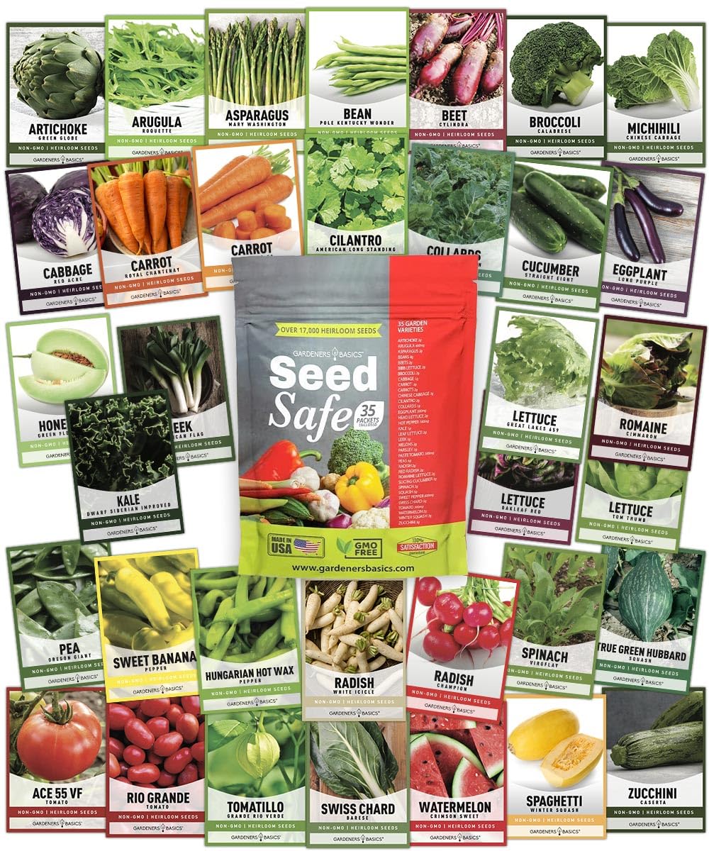 Gardeners Basics seed kit demonstrates zones 1-13 adaptability for year-round growing
