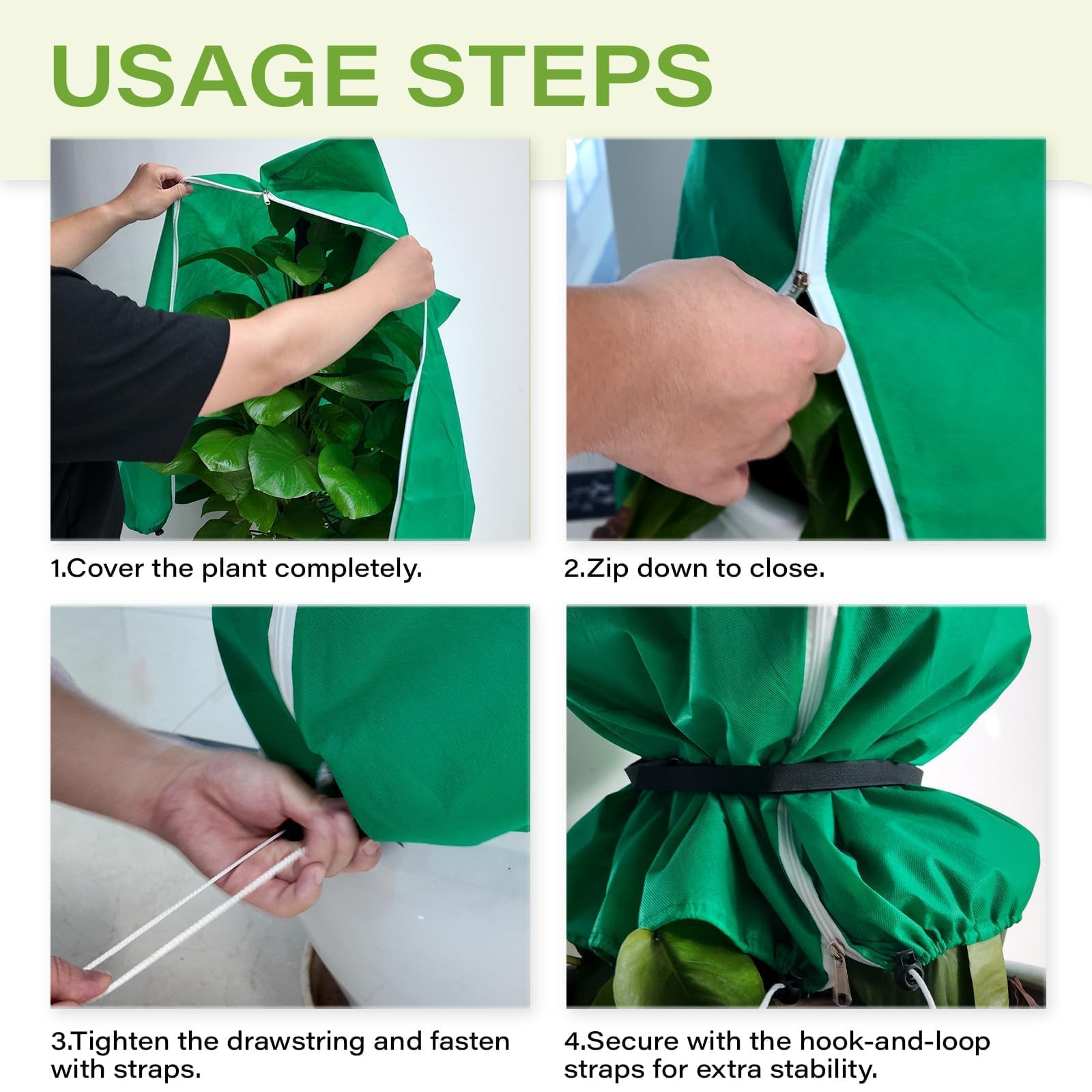 GardenFlow reusable frost protection jacket packaging and storage