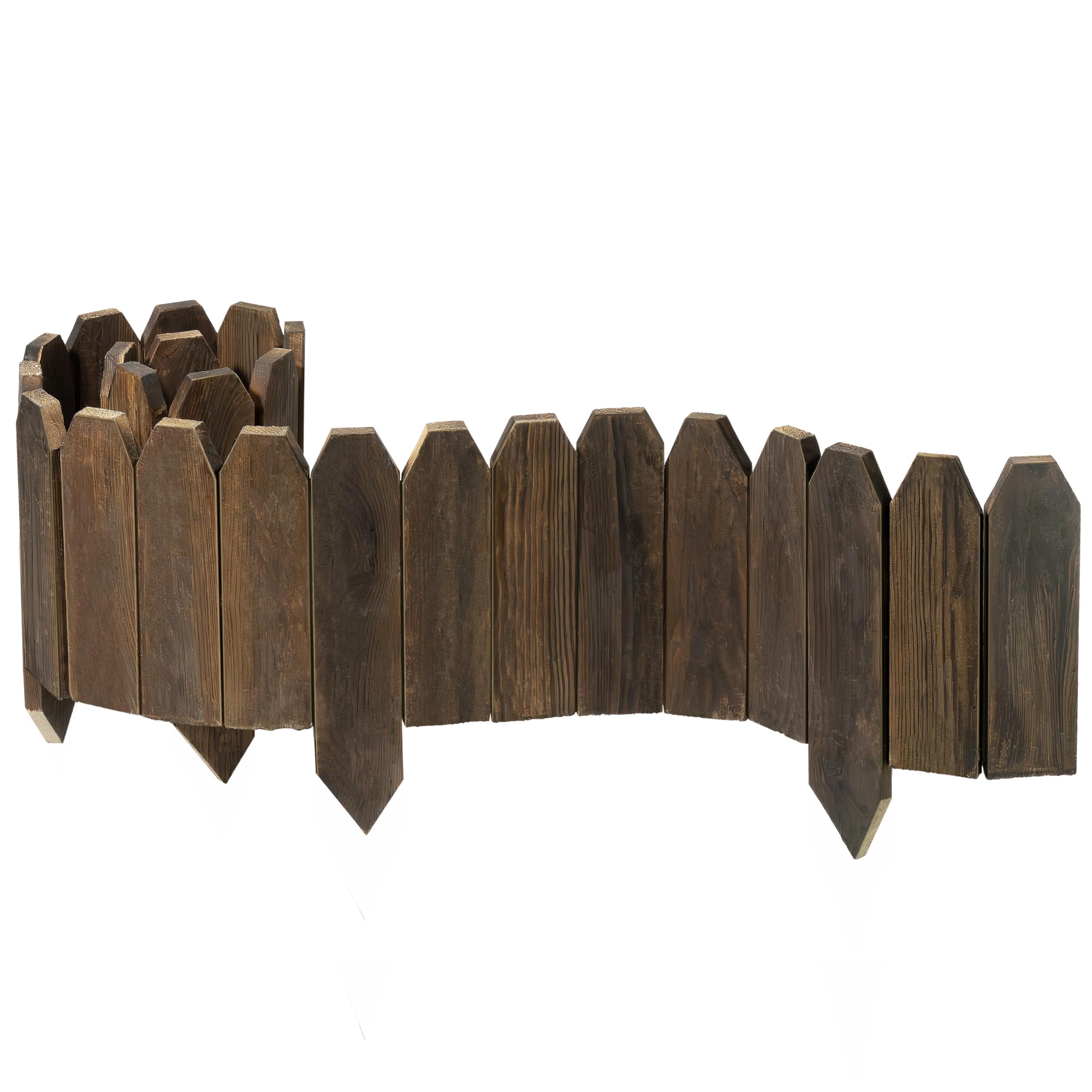 GardenFlow charred durability edging resists moisture for outdoor longevity.
