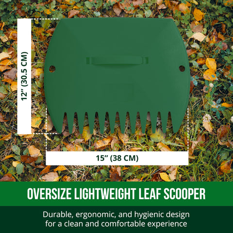 GardenHOME Leaf Scoops with ergonomic handles offer comfort during garden tasks.