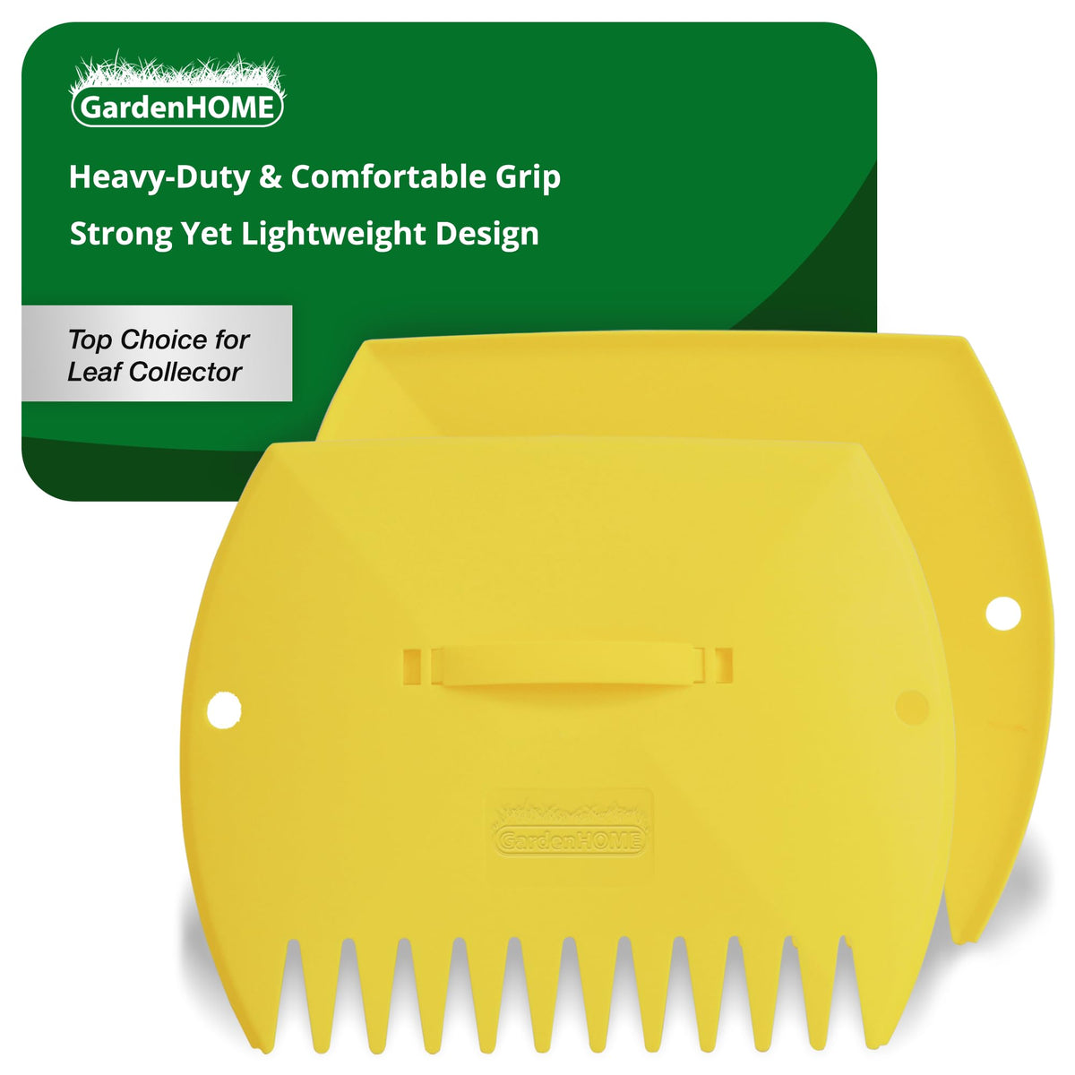 GardenHOME Leaf Scoops with oversized claws for fast yard cleanup.