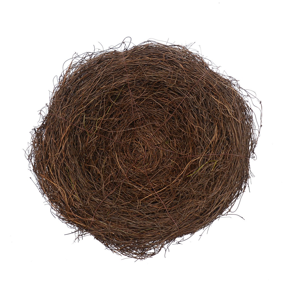 Gardeningwill natural rattan bird nest for garden decor and spring ambiance.
