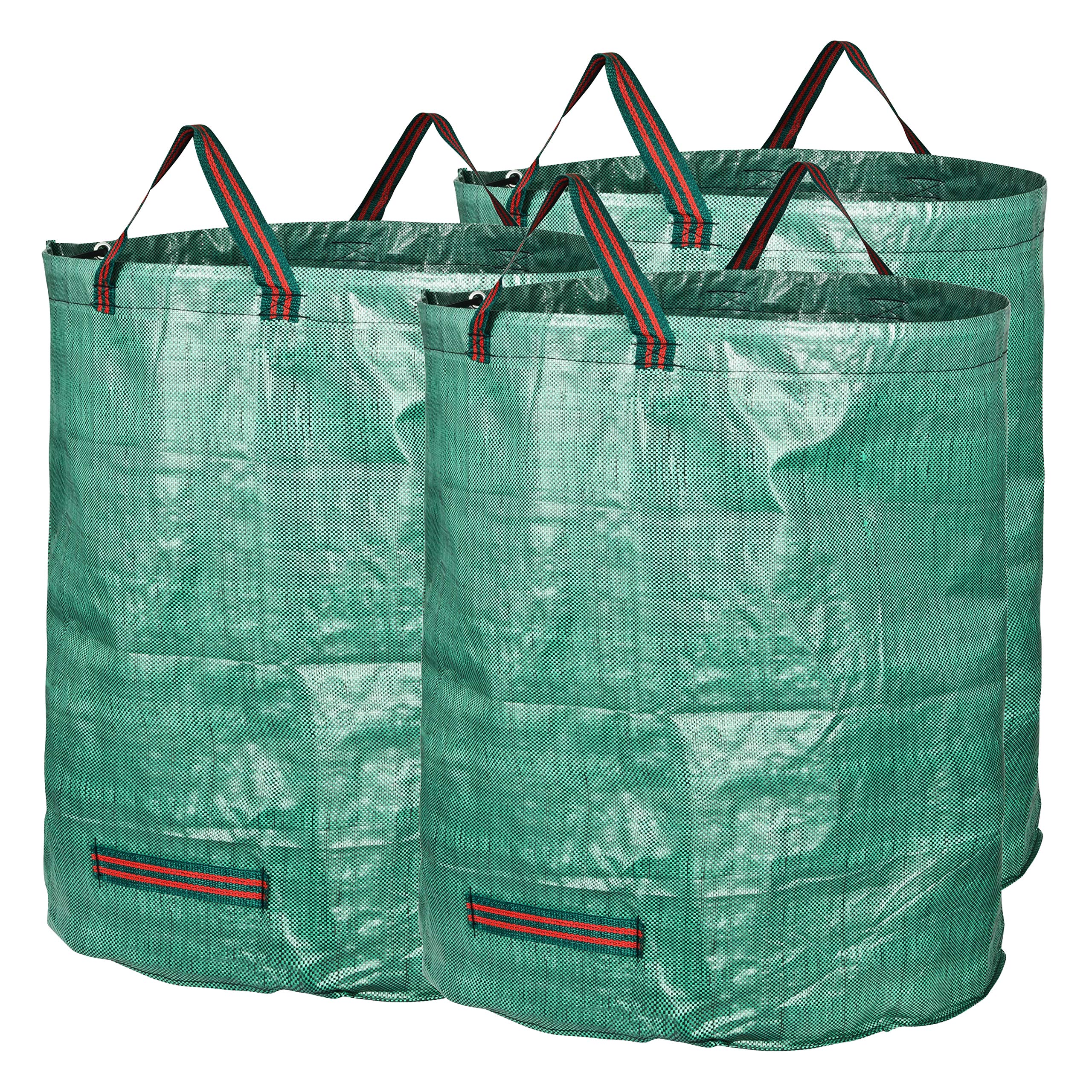 GardenMate 3-pack 72-gallon bags for yard waste with convenient portability