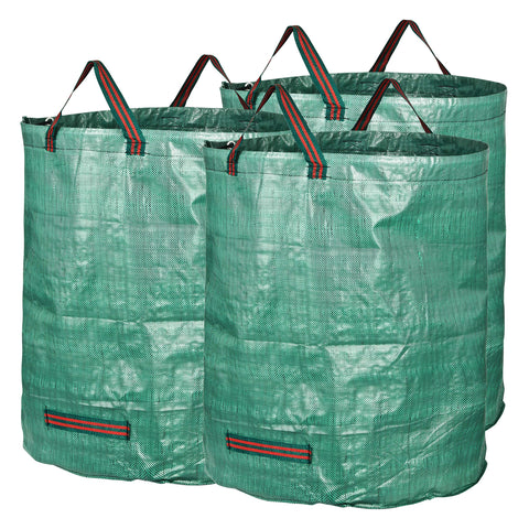 GardenMate 3-pack 72-gallon bags for yard waste with convenient portability