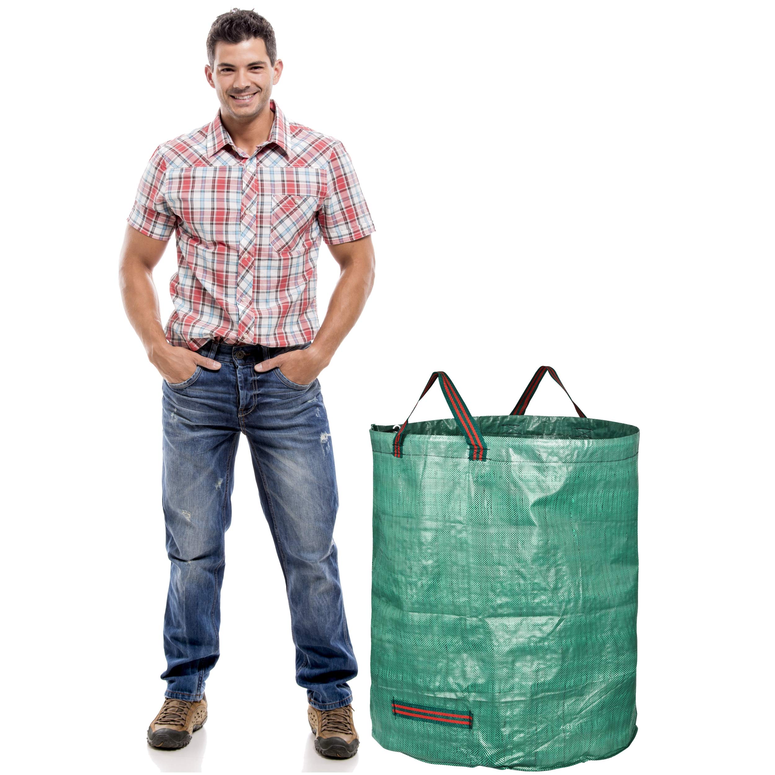 GardenMate heavy-duty polypropylene woven fabric resists tears for tough garden debris