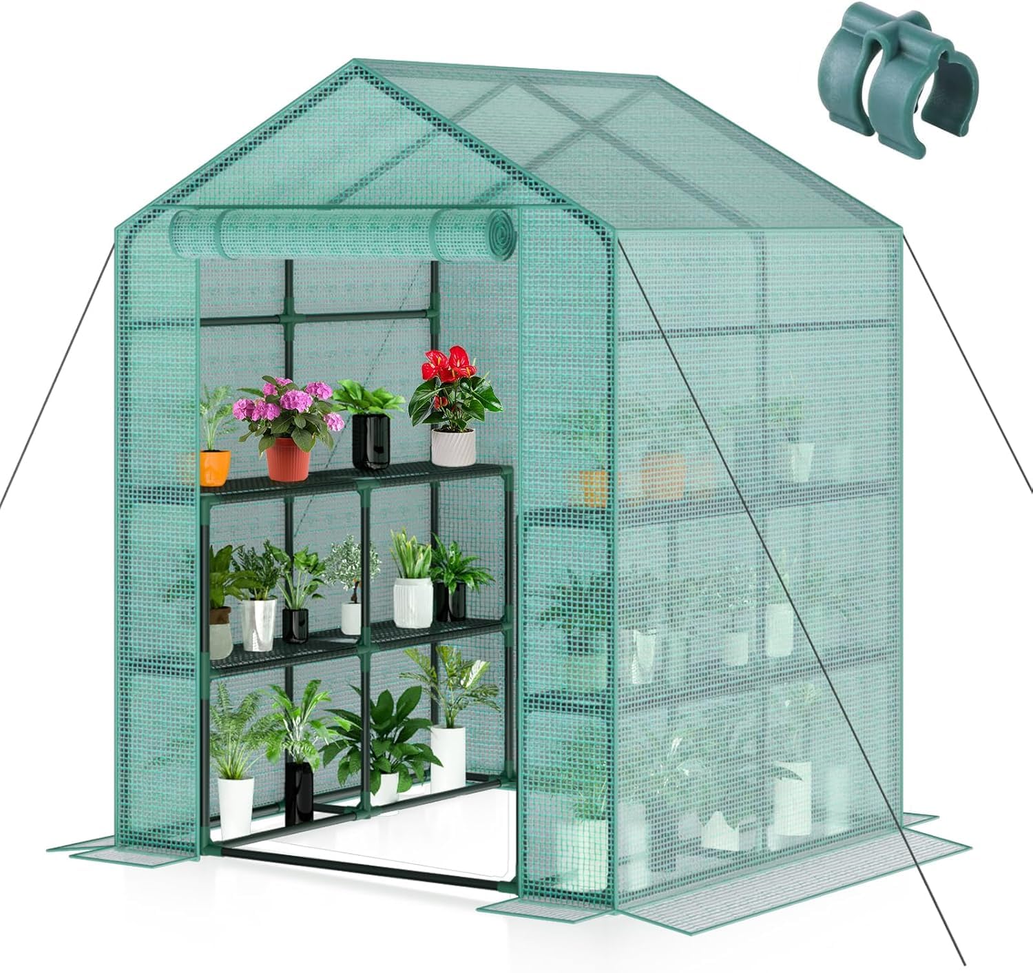 Gardennet Greenhouse with a sturdy steel frame for durable outdoor protection and year‑round gardening
