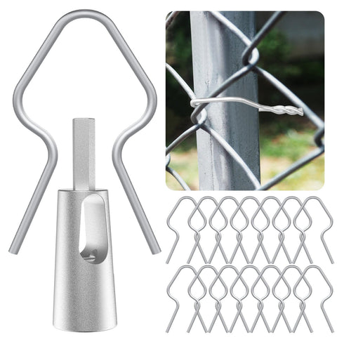 GardenNow 200-pcs T-post clips kit for fast, secure fence assembly on farms and gardens.