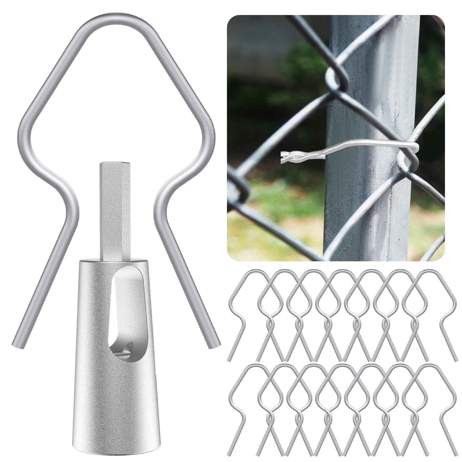 GardenNow 400-pcs T-post clips kit for quick fence installation.