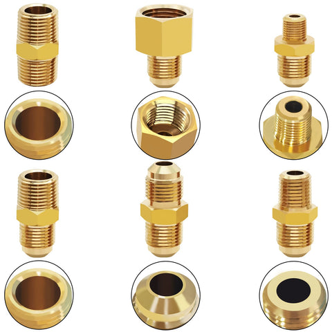 GardenNow brass adapters kit provides secure six-connection options for versatile propane hookups