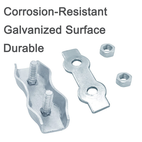 GardenNow galvanized steel connectors resist corrosion for long term use