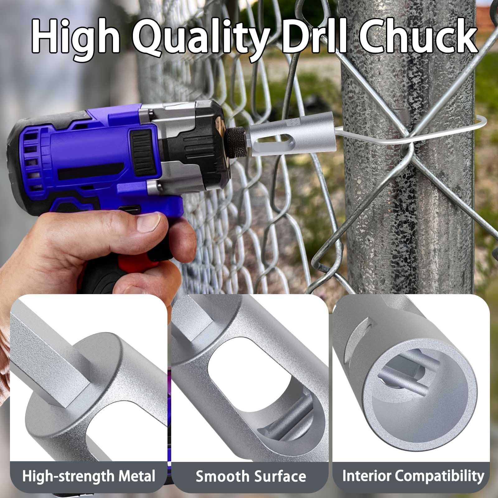 GardenNow galvanized steel T-post clips withstand weather, reducing rust and maintenance.