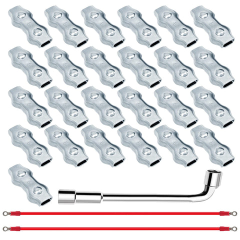 GardenNow poly rope connector kit for durable electric fence connections