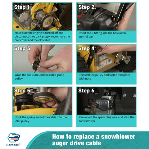 47.5-inch total cable length suitable for many snow blowers