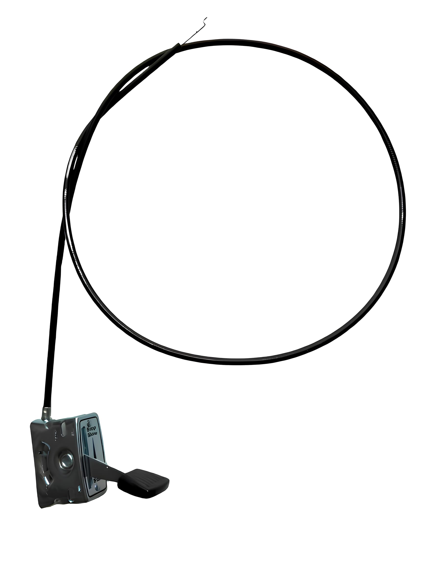 GardenP+ 48in throttle cable outer PVC jacket close-up emphasizing durable coating