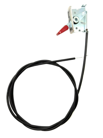GardenP+ throttle cable 72in with metal lever enables smooth lawnmower operation