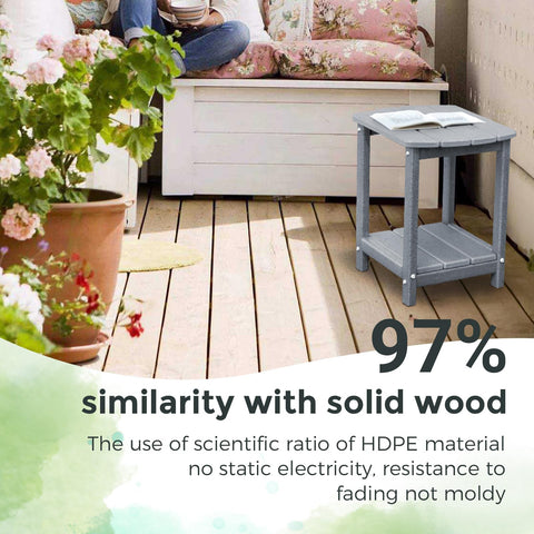 GARDENSTAR color-fast HDPE requires minimal maintenance, no staining or painting needed.