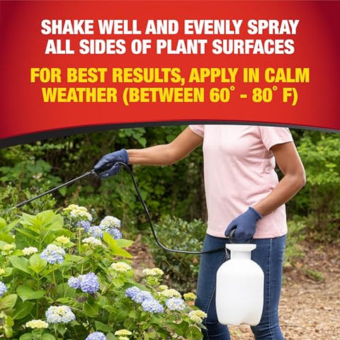 Outdoor residential-use packaging and applicator ready for home gardens.