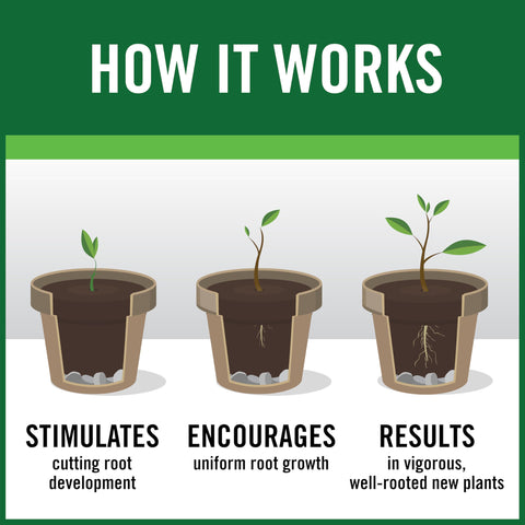 Gardentech RootBoost container garden use promotes versatile rooting.