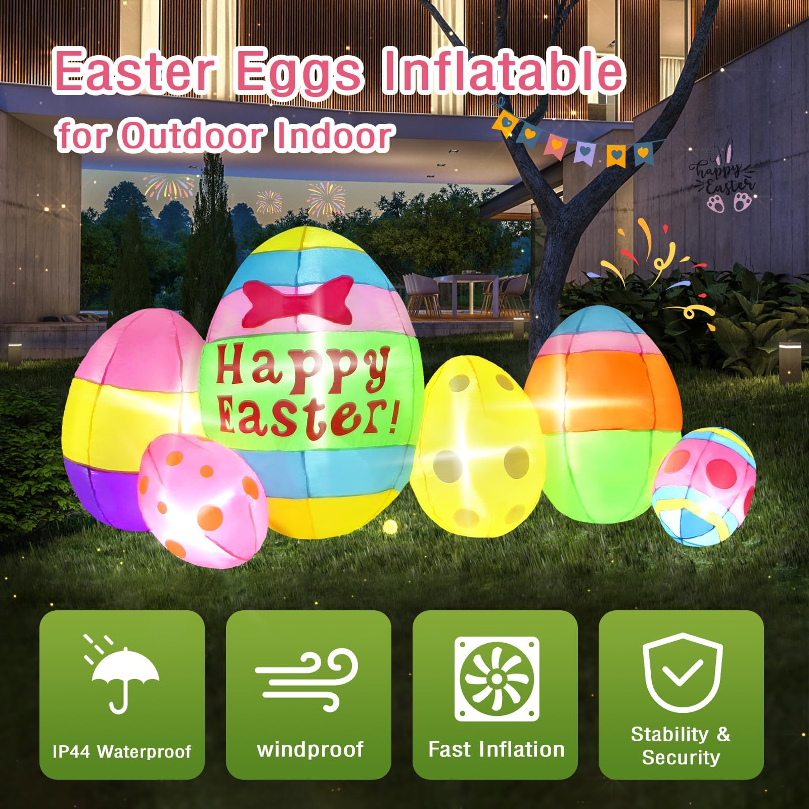 Gardentime Easter decor perfect for indoor or outdoor celebrations