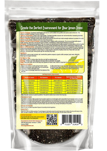 GardenWise citrus potting mix close-up highlighting airy texture for healthy roots.