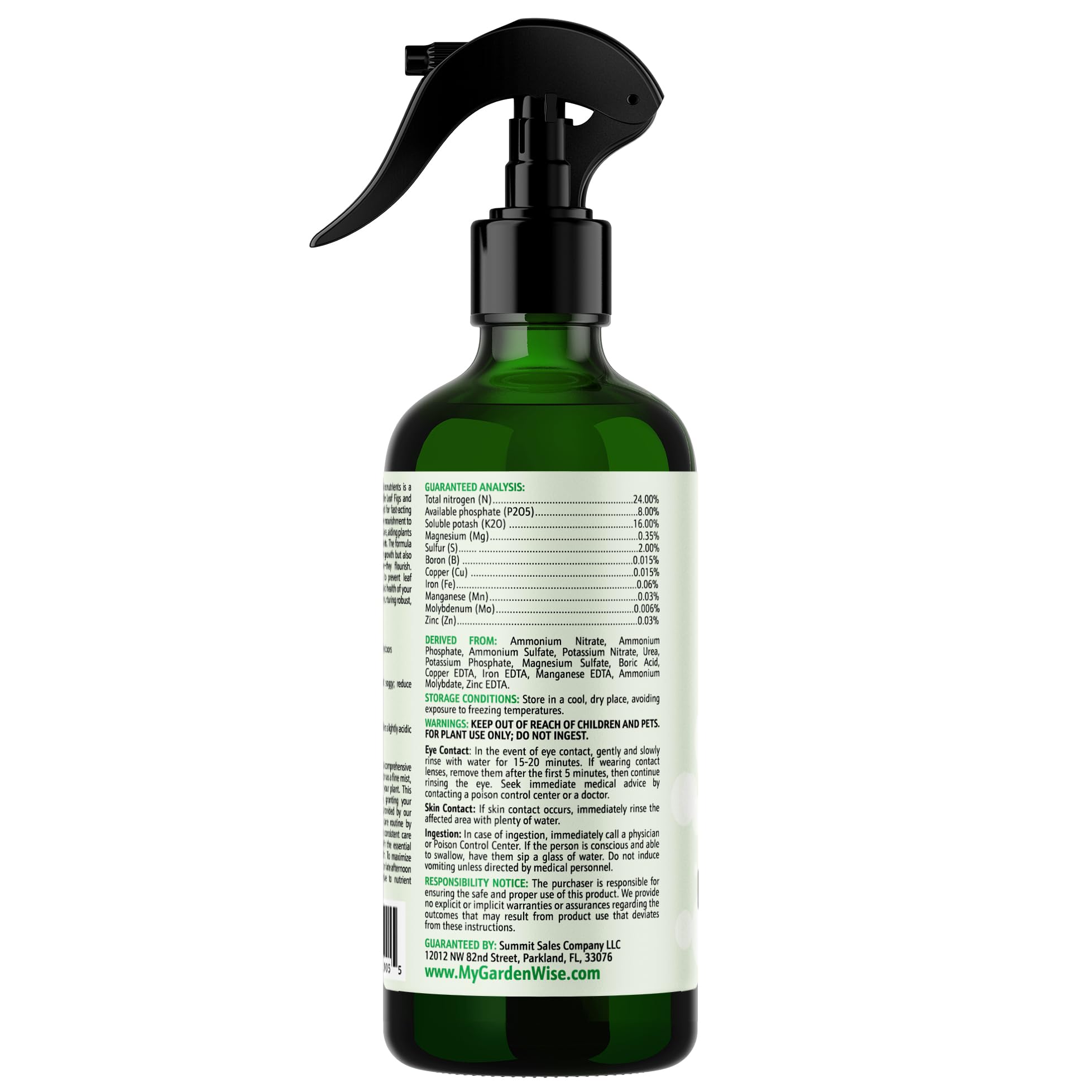 GardenWise Fiddle Leaf Fig foliar nourishment spray leaves for vibrant growth