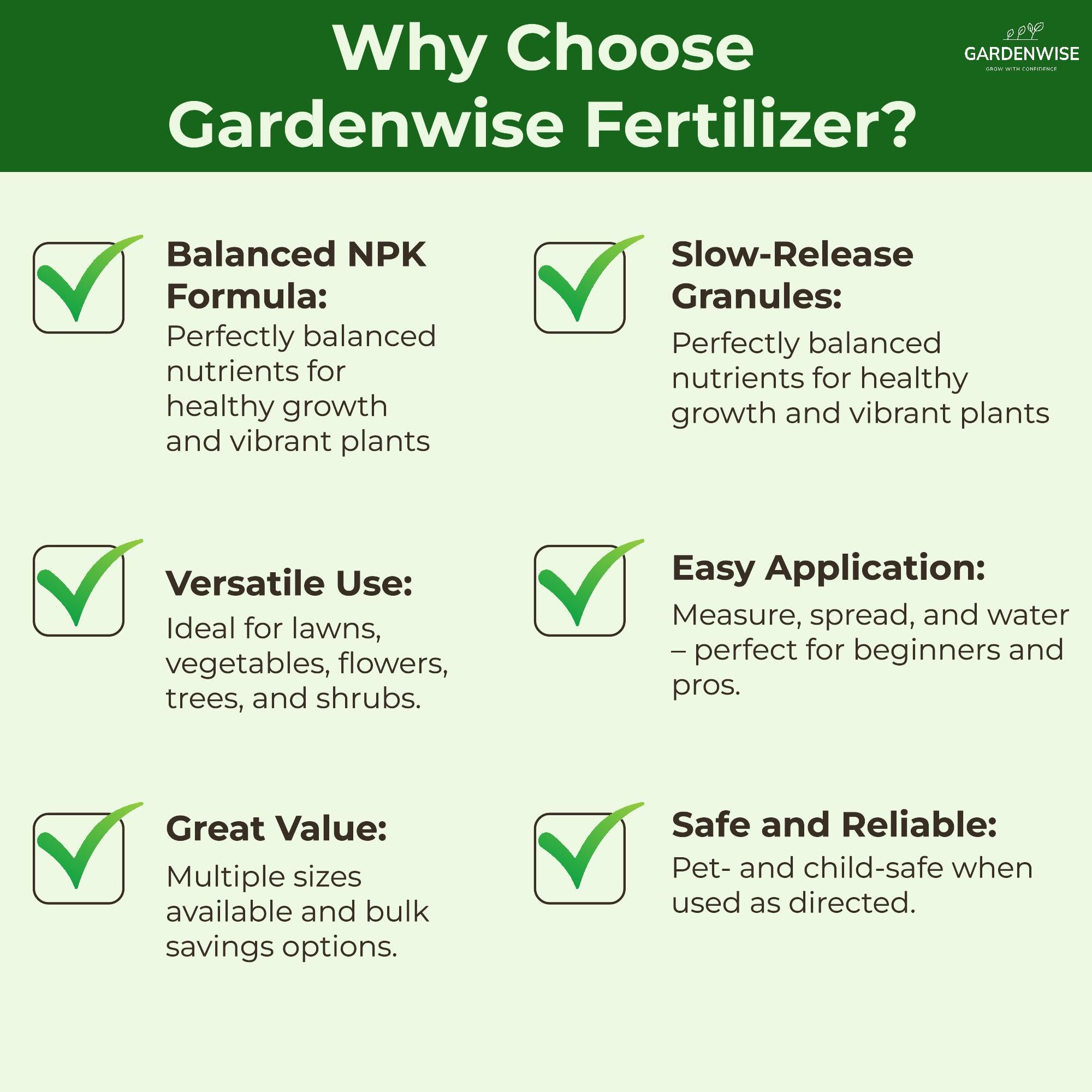 GardenWise fig tree and ornamentals granules support resilient growth.
