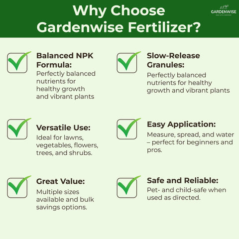 GardenWise fig tree and ornamentals granules support resilient growth.
