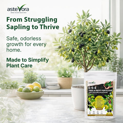 GardenWise fruit tree nutrition solution highlighting balanced formula