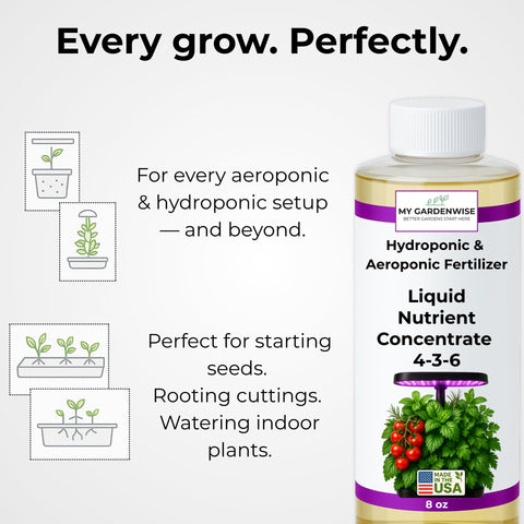 Gardenwise Liquid Plant Food applied to indoor plants fosters vibrant foliage
