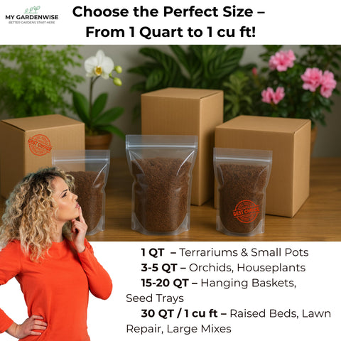 GardenWise potting-mix base shown for tropicals, herbs, or succulents.