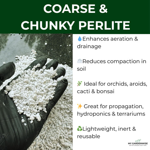 GARDENWISE Perlite enhances drainage and aeration for thriving plant roots.