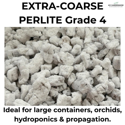 GardenWise Perlite poured into a pot to demonstrate aeration and root space.
