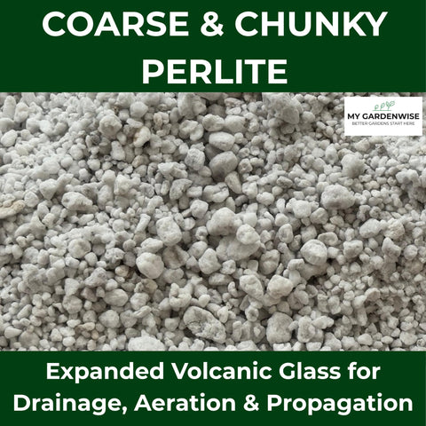 GARDENWISE Perlite chunky texture ideal for terrariums and reptile enclosures.