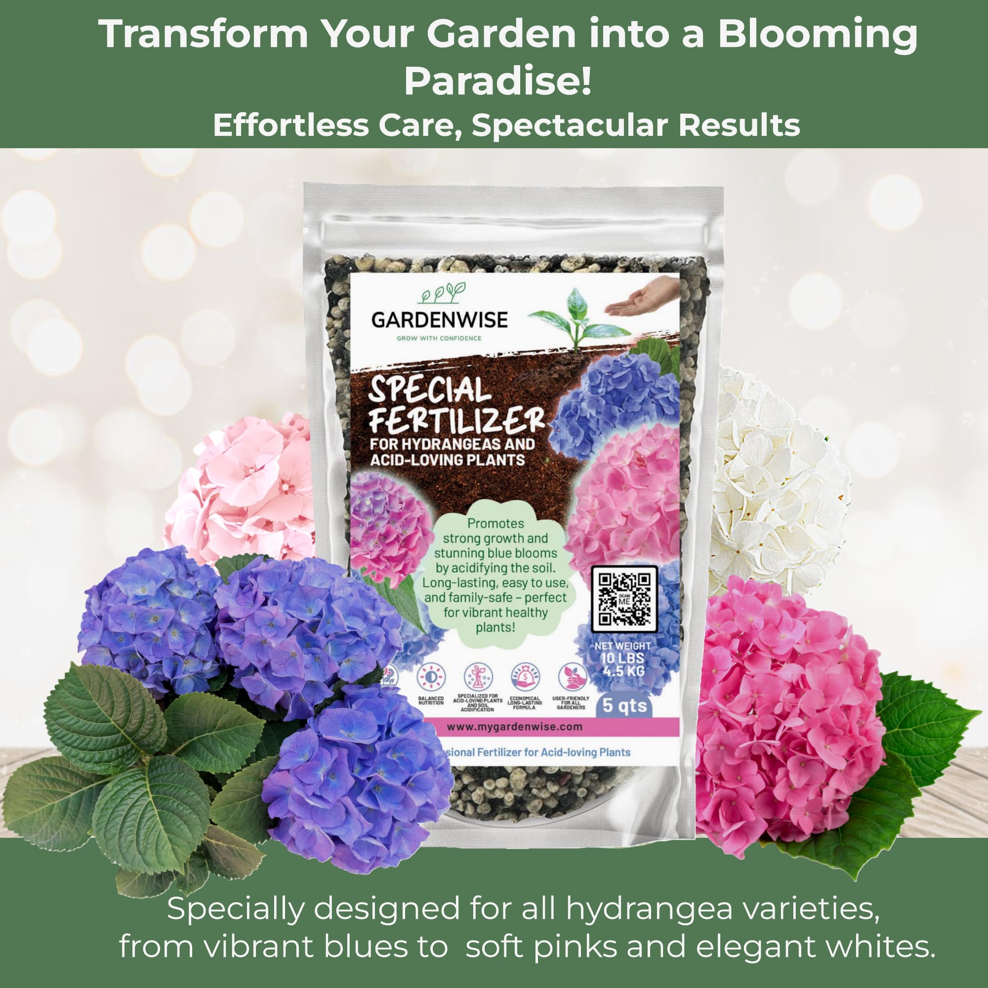 GardenWise being poured to show easy, mess-free application.